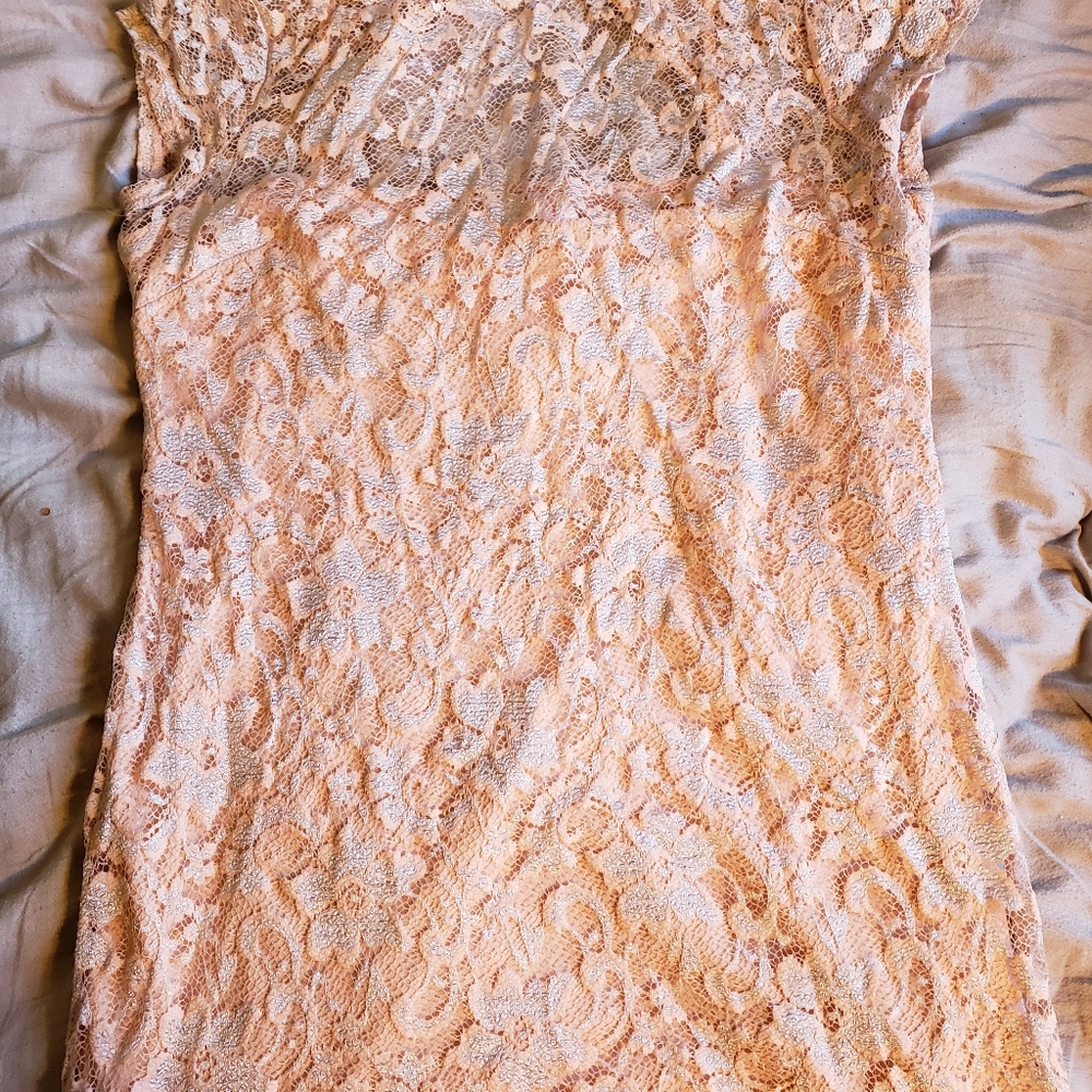 Pre-owned blush pink bodycon dress